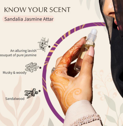 Sandalia Jasmine Attar Oil