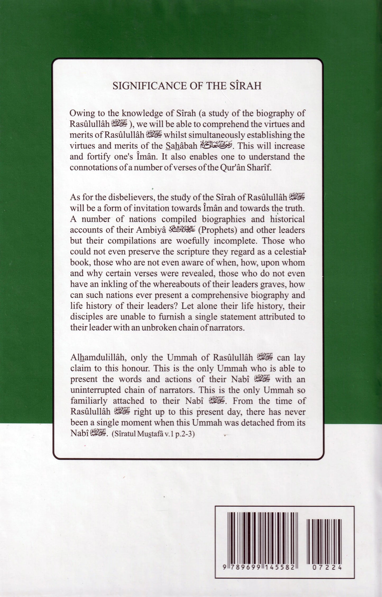 Seerat Mustafa English (3 Vols - Kandhalwi)