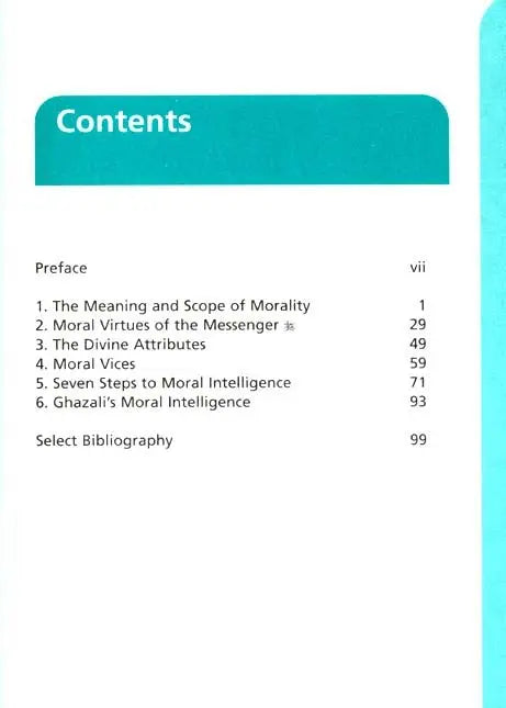 Seven Steps to Moral Intelligence (Paperback) Kube Publishing