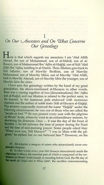 The Autobiography of a Moroccan Soufi Fons Vitae