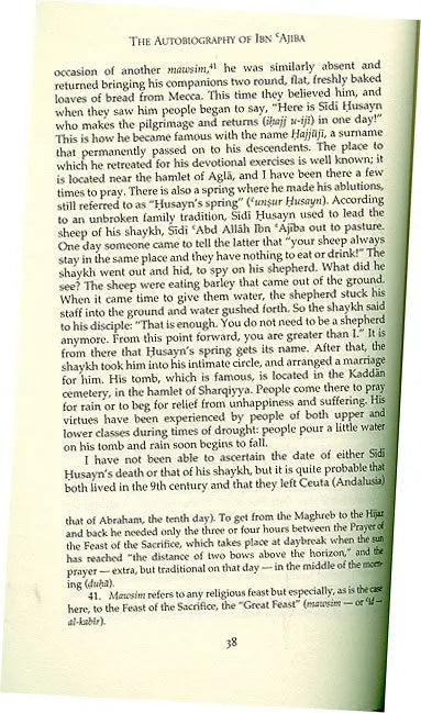 The Autobiography of a Moroccan Soufi Fons Vitae
