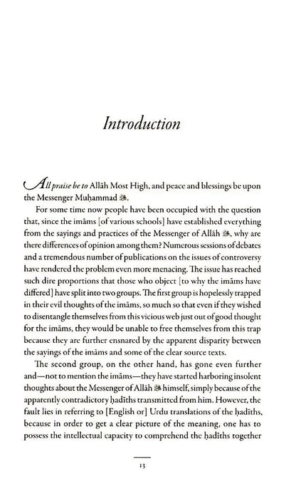 The Differences of the Imams White Thread Press
