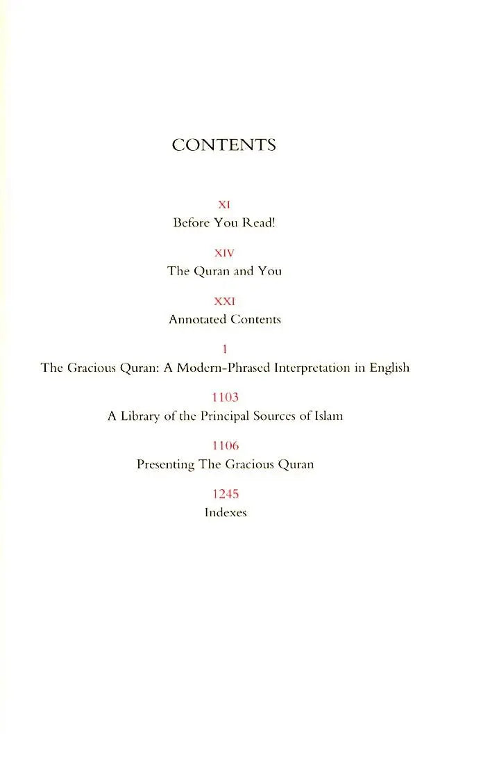 The Gracious Qur'an: A Modern Phrased Interpretation in Arabic-English Universal Knowledge Institute