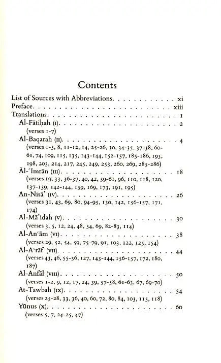 The Holy Qur'an: Translations of Selected Verses Islamic Texts Society