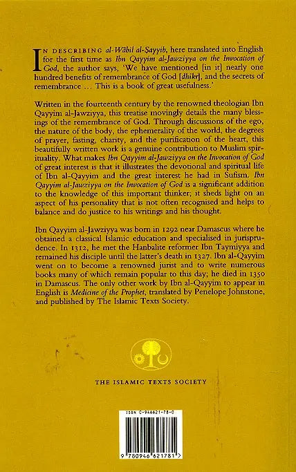 The Invocation of God - Ibn Qayyim al-Jawziyya Islamic Texts Society