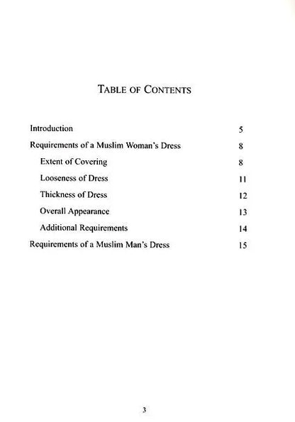 The Muslim Woman's and Muslim Man's Dress Taha Publishers