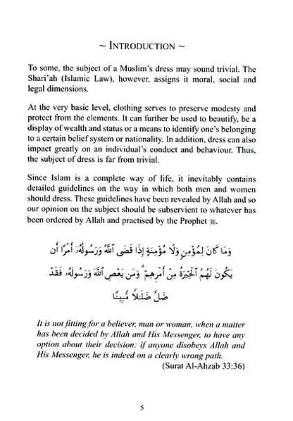 The Muslim Woman's and Muslim Man's Dress Taha Publishers