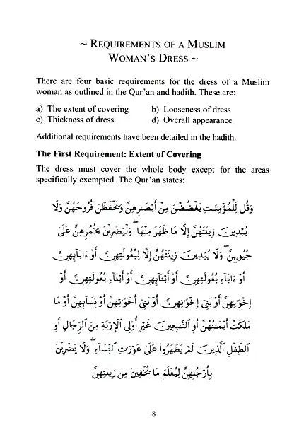 The Muslim Woman's and Muslim Man's Dress Taha Publishers