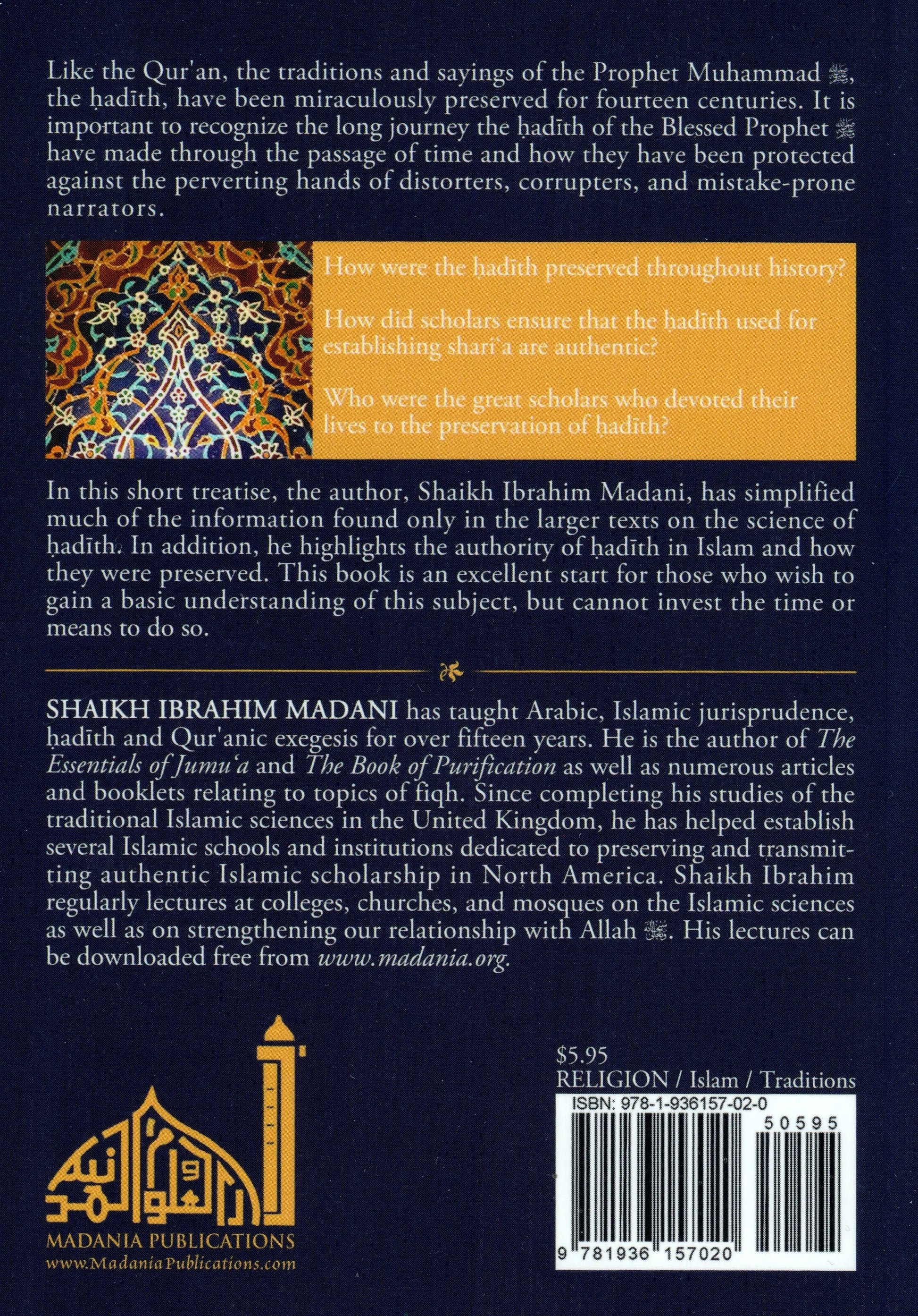 The Preservation of Hadith Madania Publications