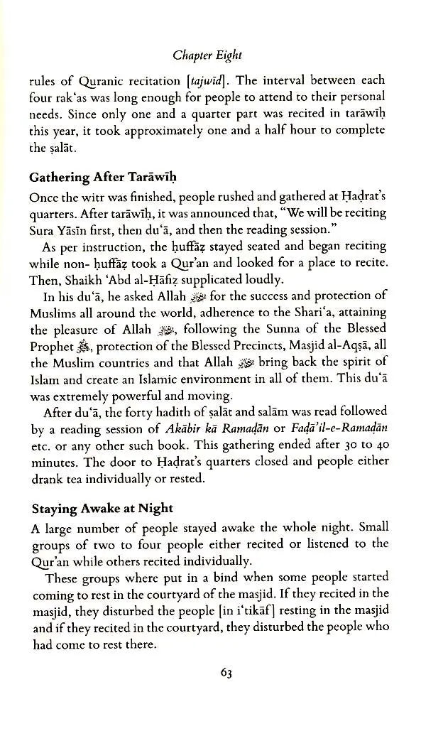The Ramadan of Shaikh al Hadith Muhammad Zakariyya and our Elders Madania Publications