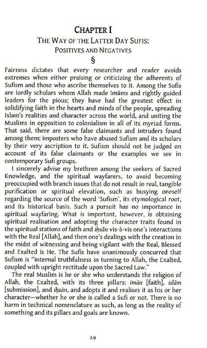 The Scholars of the Sufis - They are the Genuine Followers of the Salaf