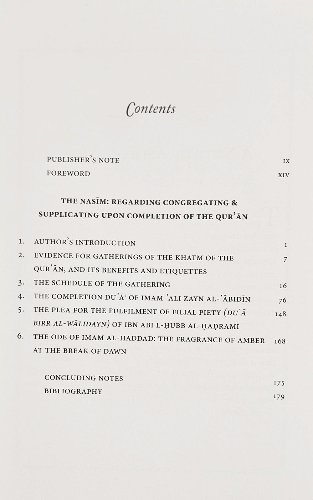 The Nasim: Regarding Congregation & Supplicating Upon Completion of the Quran - Black Vegan Leather (Limited Edition)