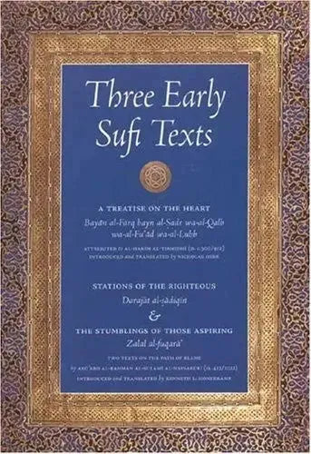 Three Early Sufi Texts by al-Hakim al-Tirmidhi book cover