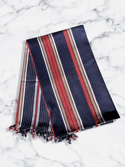Navy Habirah Yemeni Shawl 