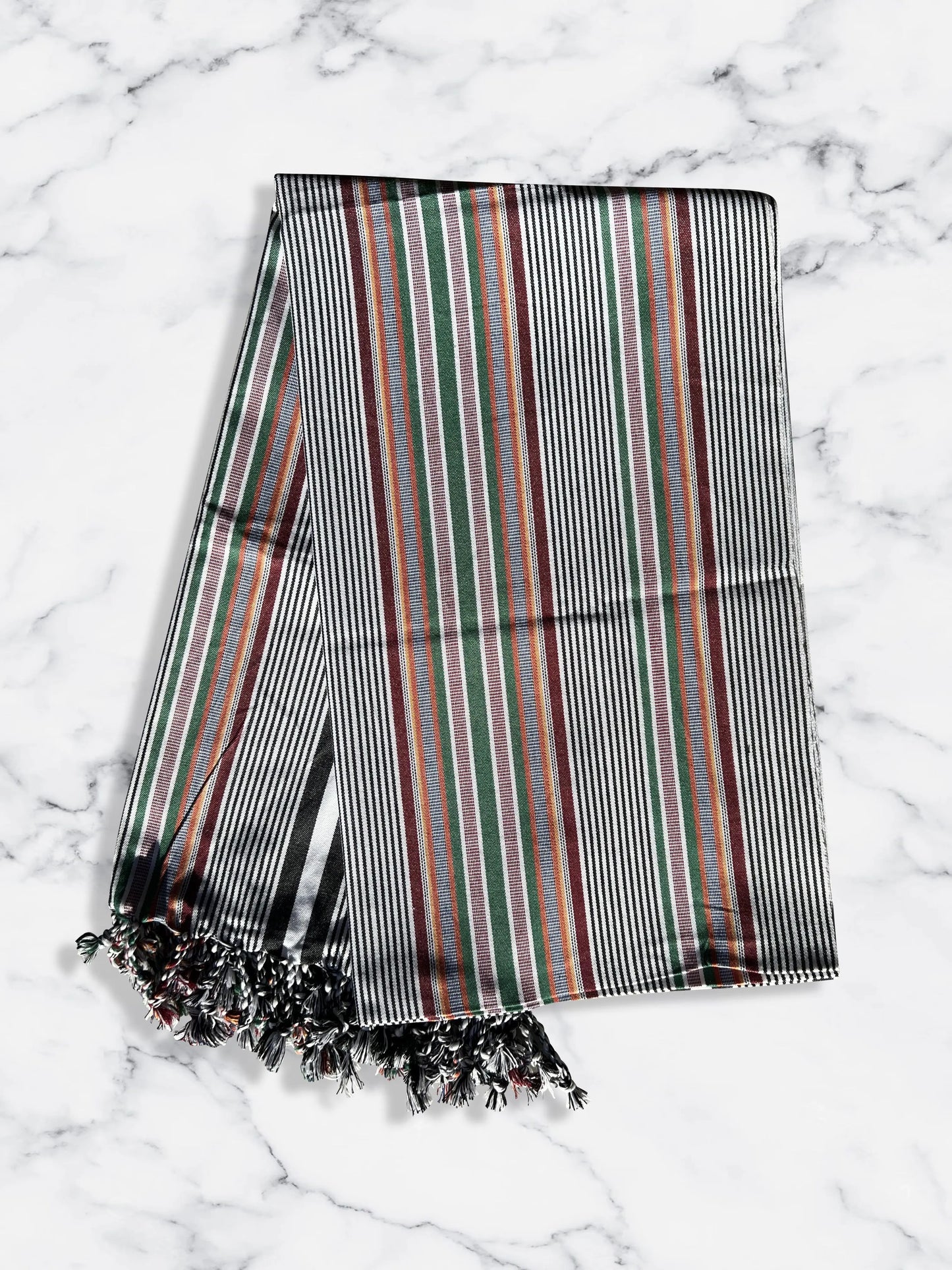 Striped Yemeni Habirah Shawl 