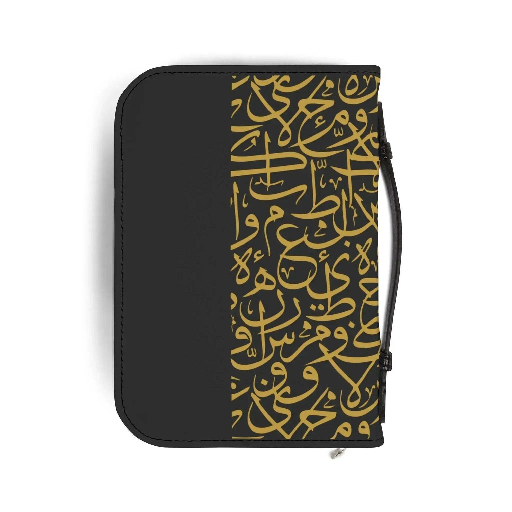 Gold and Black Arabic Letters Quran Cover - Mecca Books