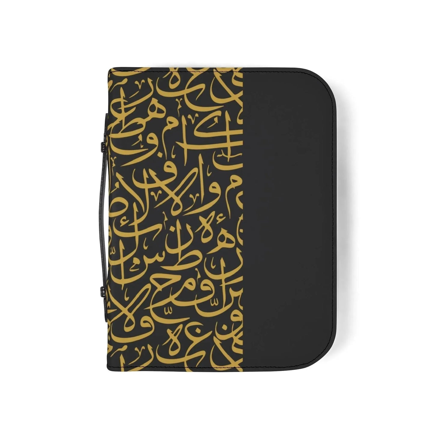 Gold and Black Arabic Letters Quran Cover - Mecca Books
