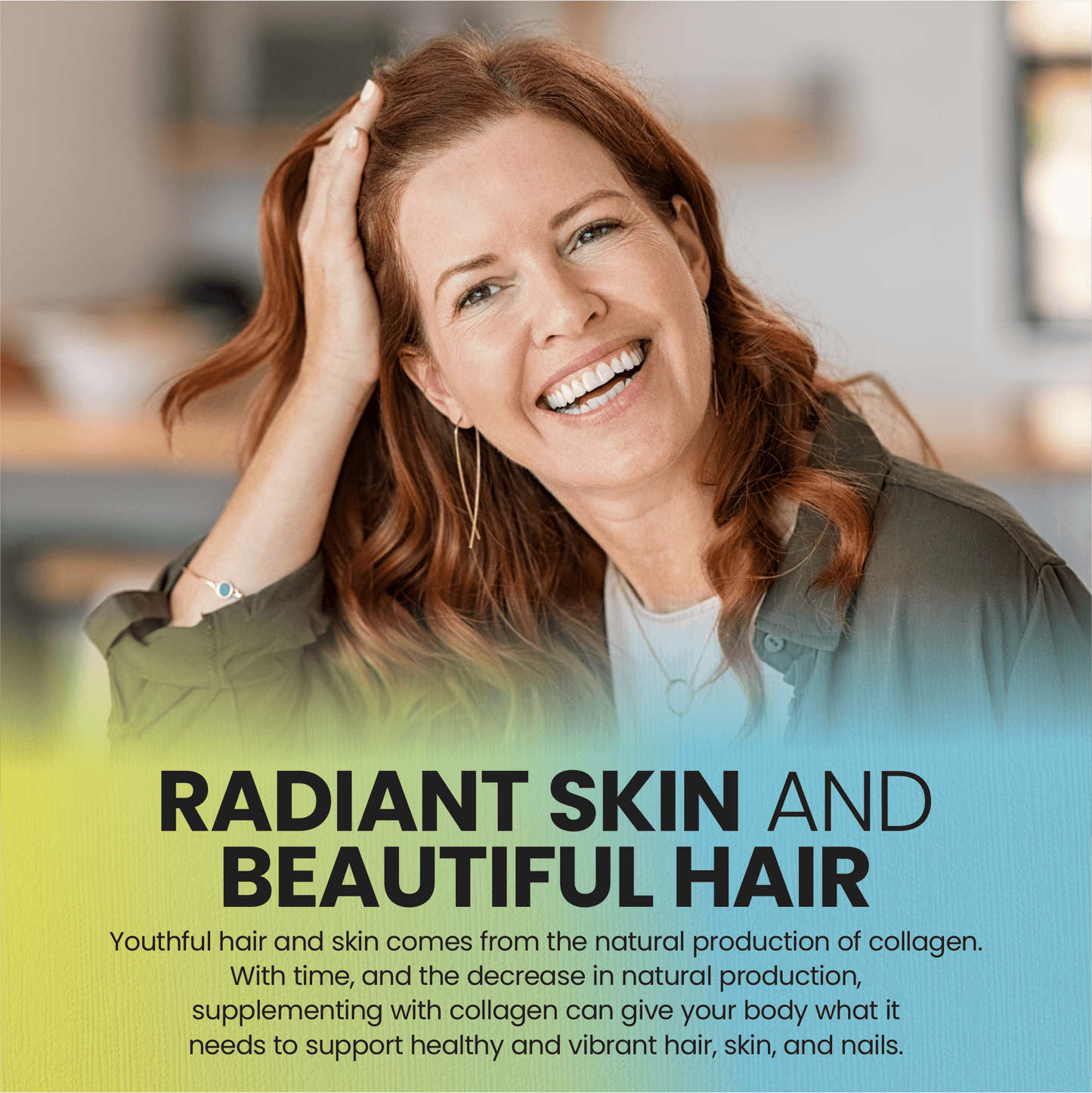 Halal Marine Collagen Gummies for Anti-Aging, Hair, Skin & Nails