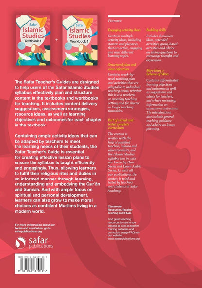Safar Teacher’s Guide for Islamic Studies – Book 1