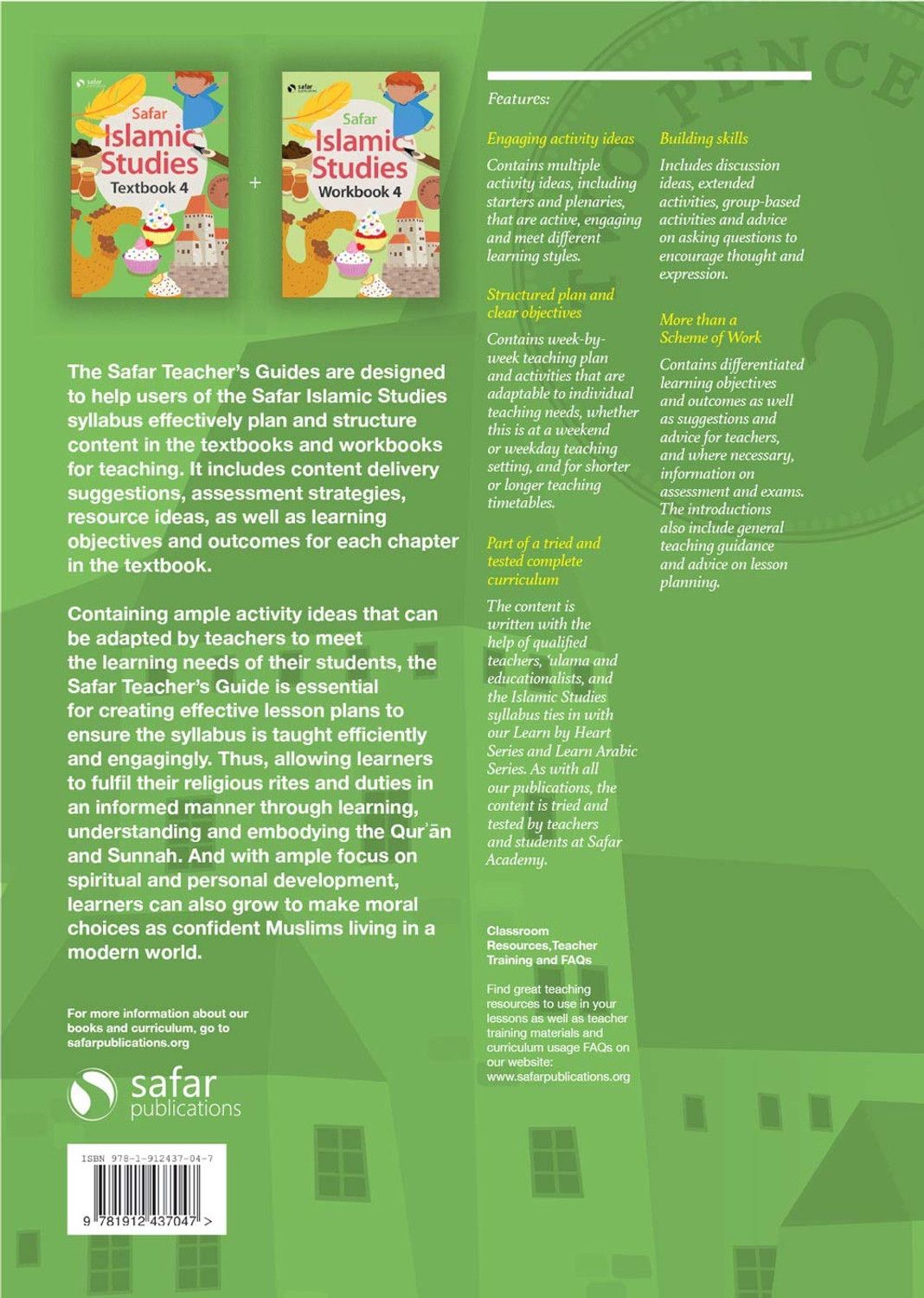 Safar Teacher's Guide for Islamic Studies: Level 4