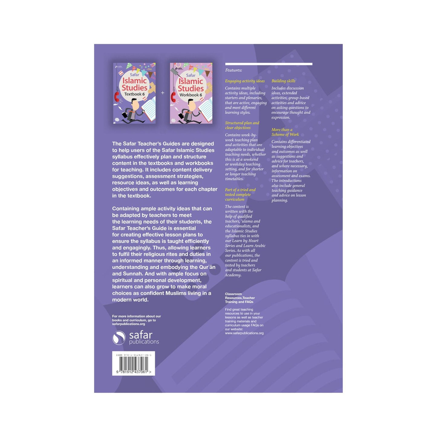 Safar Teacher's Guide for Islamic Studies: Level 6