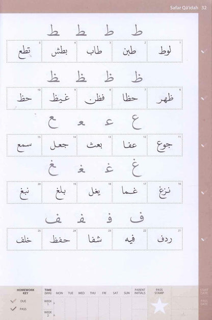 Complete Qaidah- Madinah Script – Learn to Read Series
