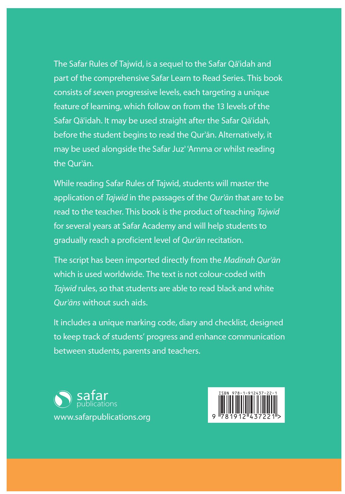 Rules of Tajwid (Madinah Script) – Safar Learn to Read Series