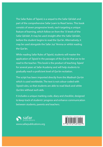 Rules of Tajwid (Madinah Script) – Safar Learn to Read Series