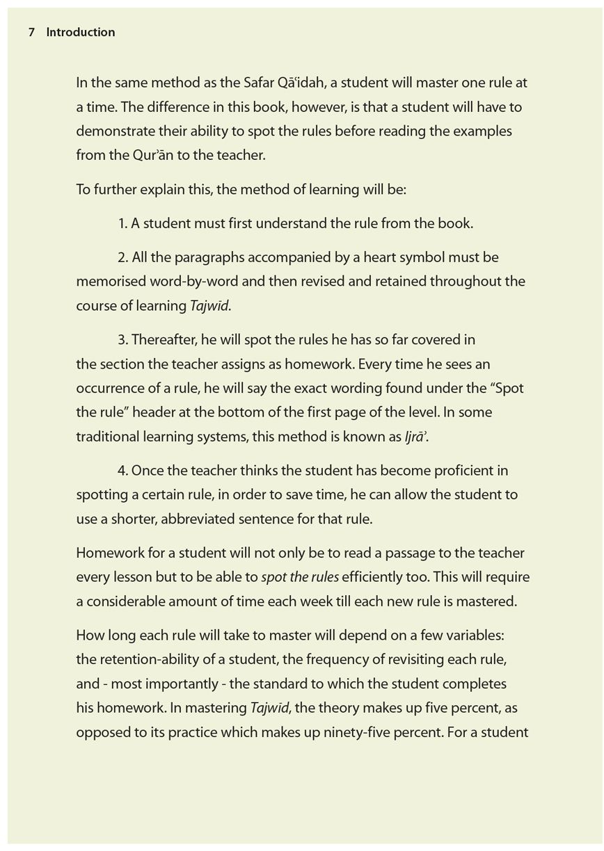 Rules of Tajwid (Madinah Script) – Safar Learn to Read Series