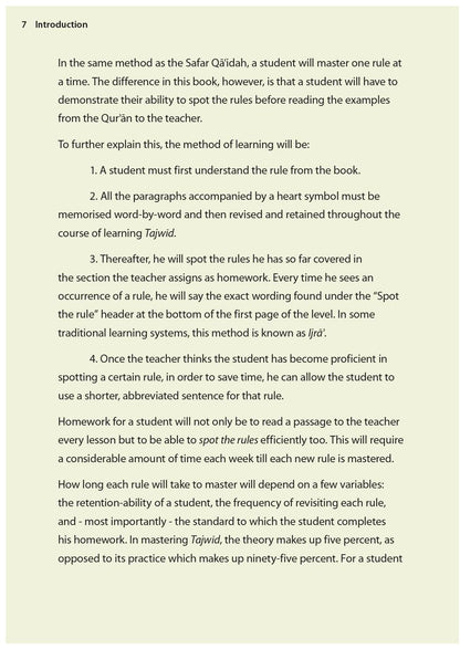 Rules of Tajwid (Madinah Script) – Safar Learn to Read Series