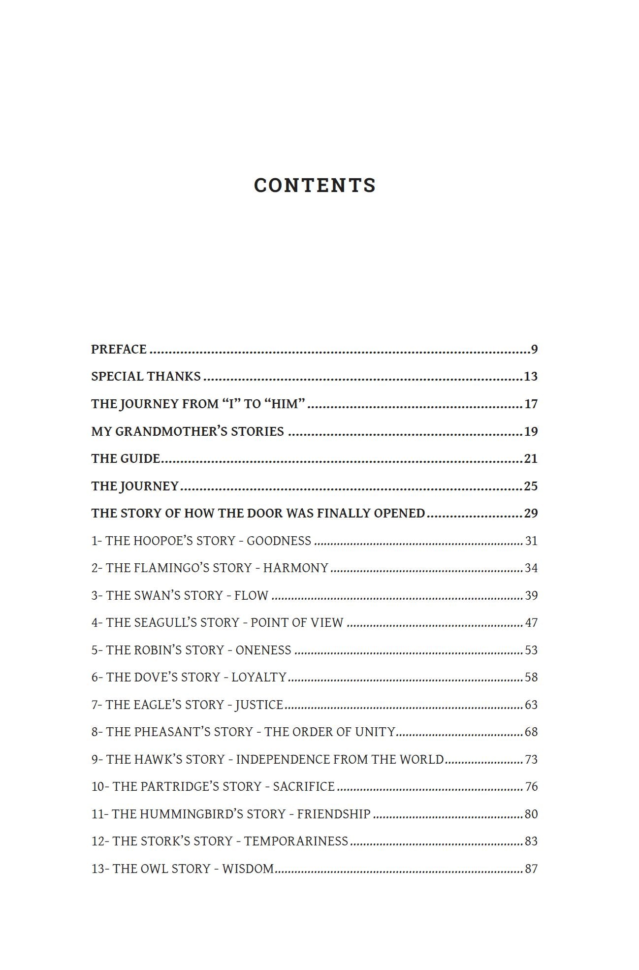 Stories from the Thirty Birds • From “I” to Him