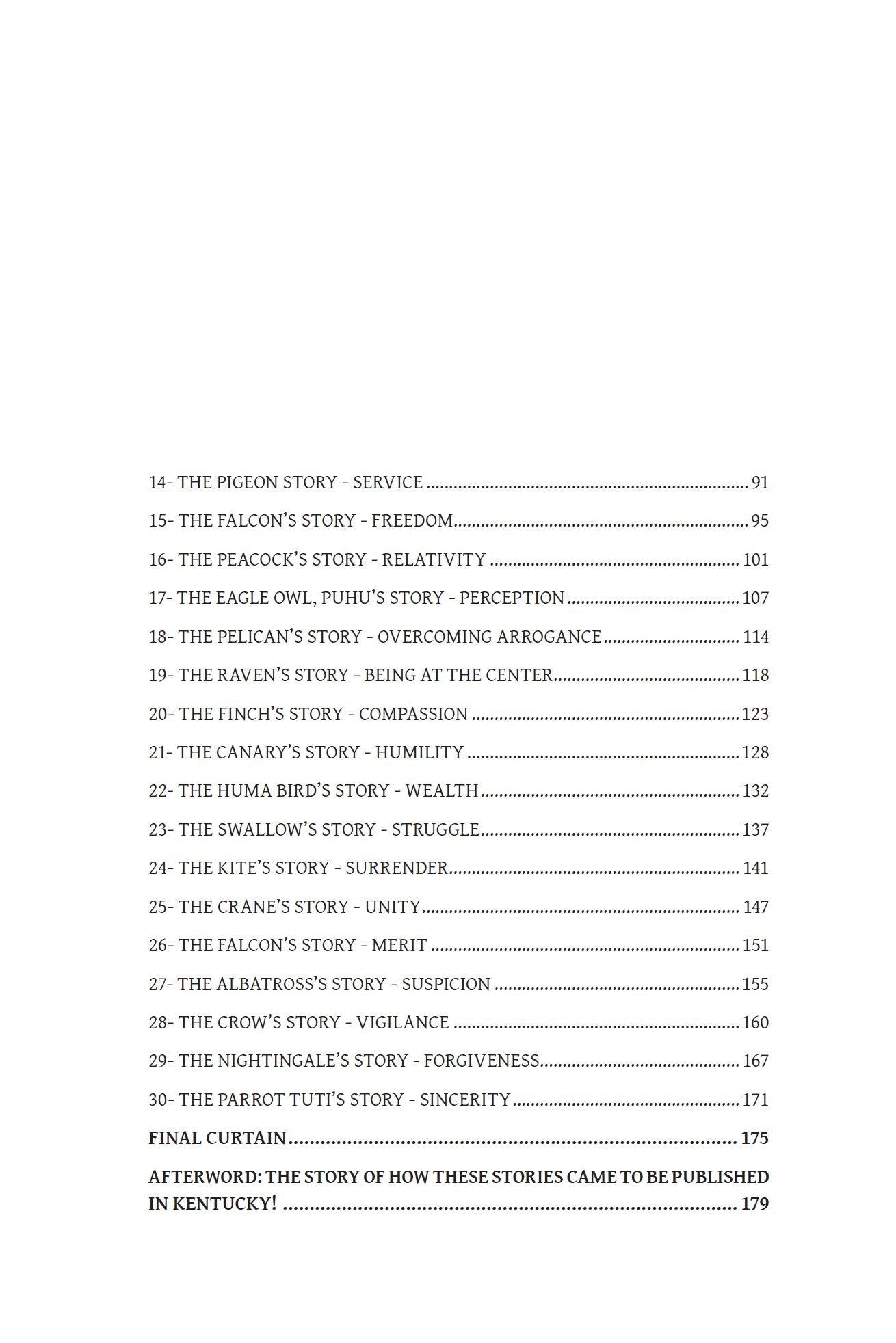 Stories from the Thirty Birds • From “I” to Him