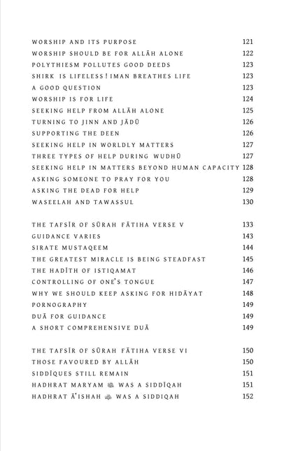 The Tafsir of Surah Fatiha: Commentary of Surah Fatiha (The Opening Chapter of the Glorious Qur'an)