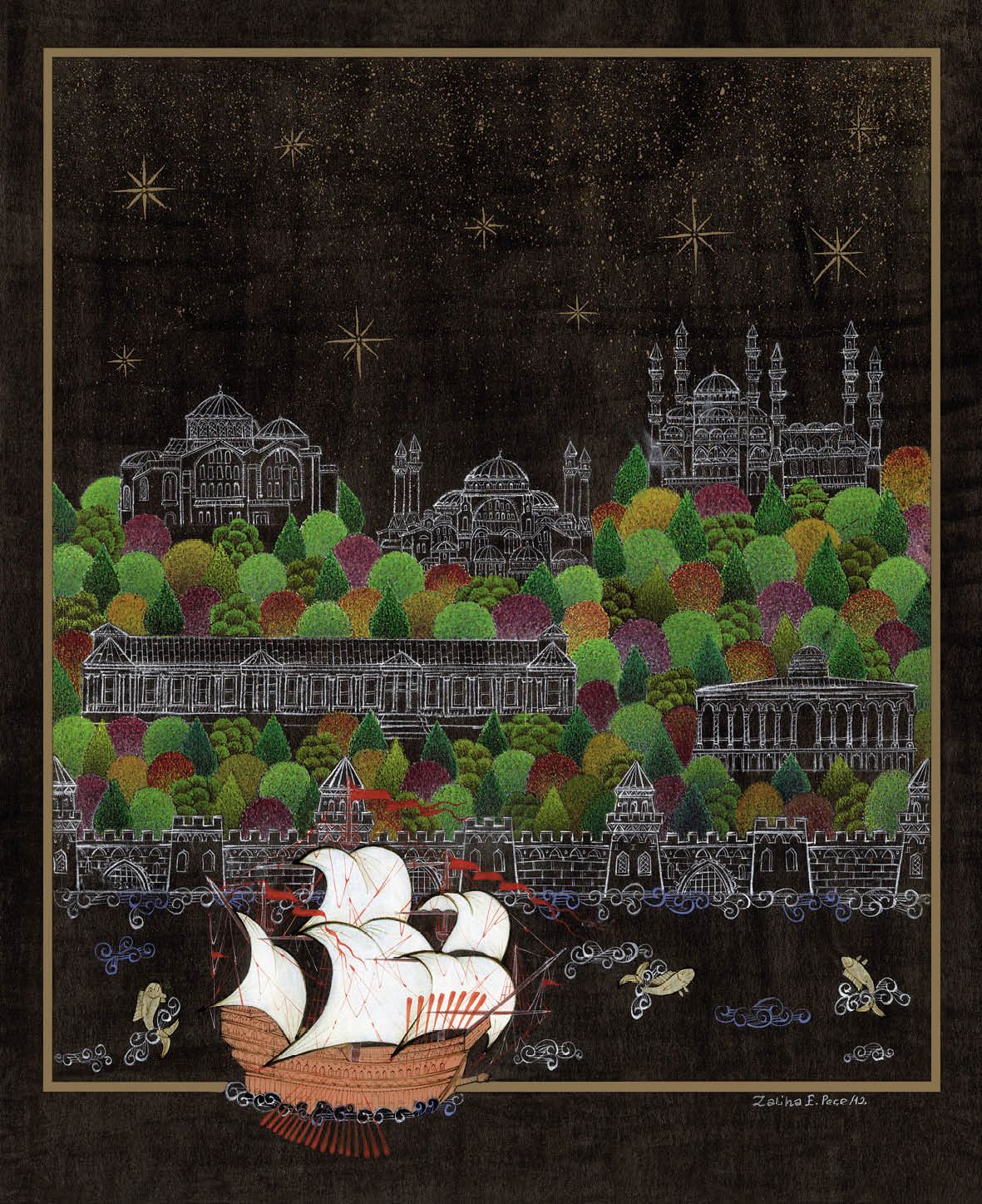 Istanbul in the Moonlight: Miniature Masterwork