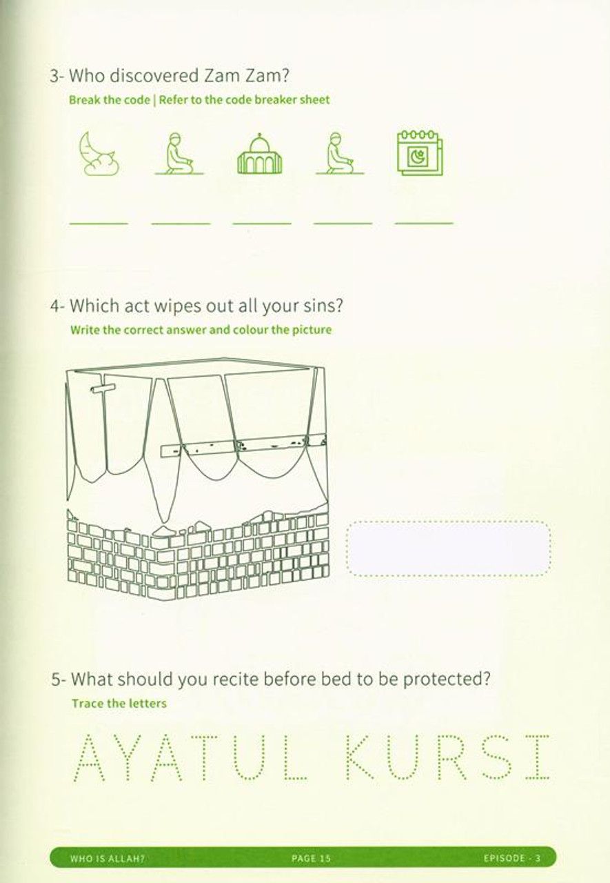 Who Is Allah? Workbook