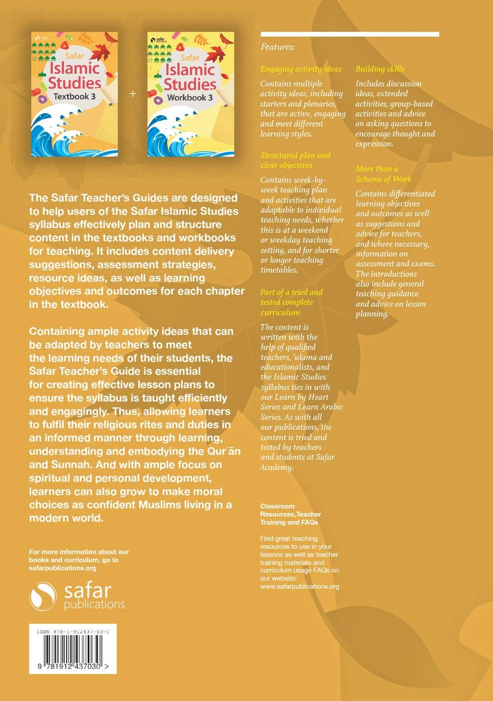 Safar Islamic Studies: Textbook 3